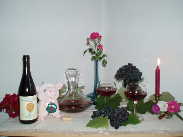 Blauer Bernburger Wein Jahrgang 2006